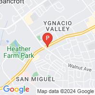 View Map of 2021 Ygnacio Valley Road,Walnut Creek,CA,94598